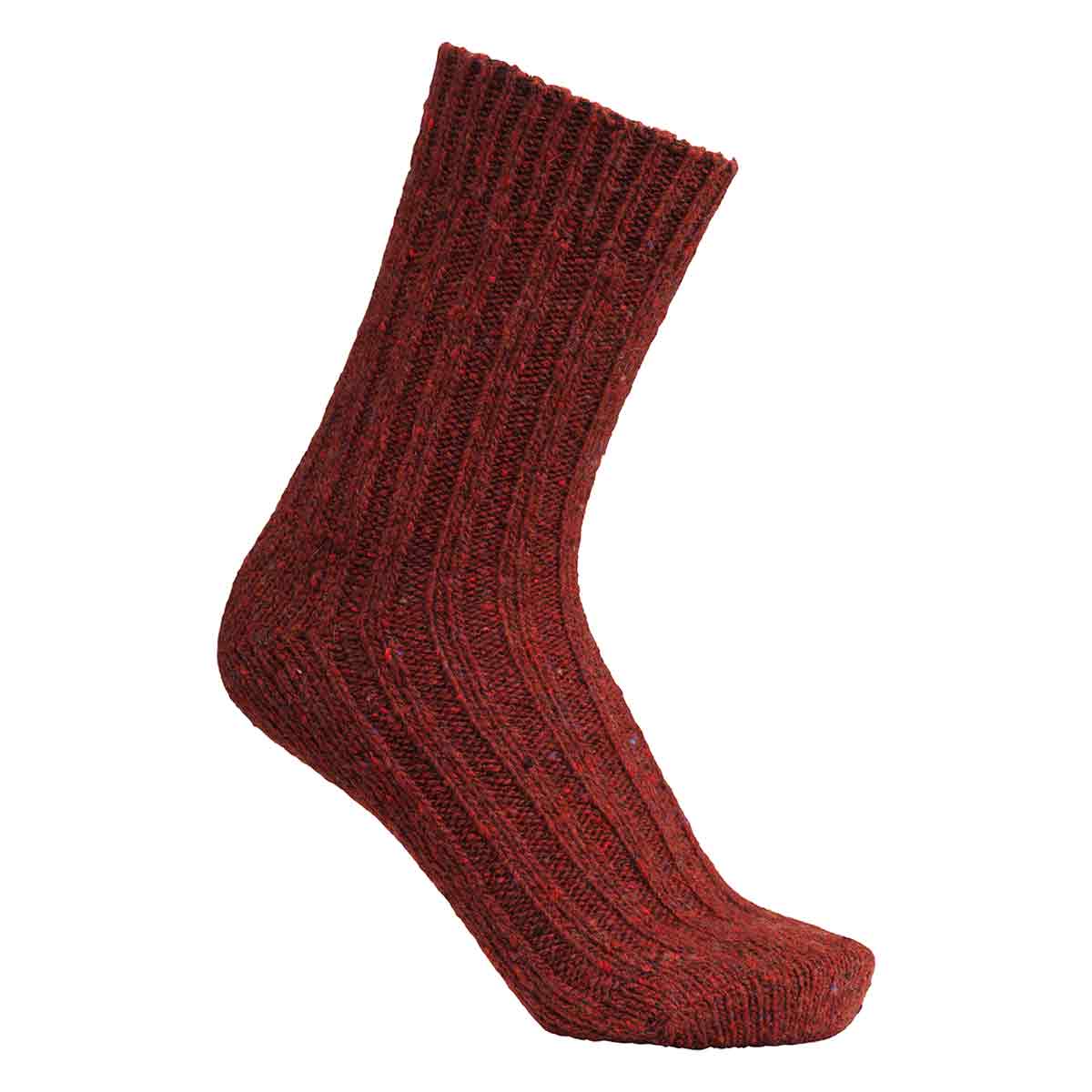 Laksen Firenze Wool Socks - Bordeaux