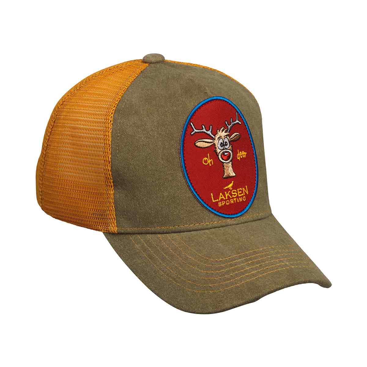 Laksen Oh Deer Badge Trucker Cap