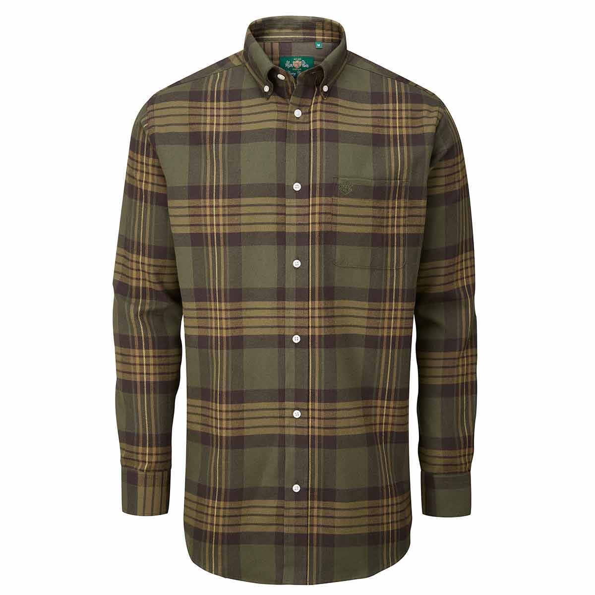 Alan Paine Ilkley Flannel Mens Checked Shirt | ArdMoor