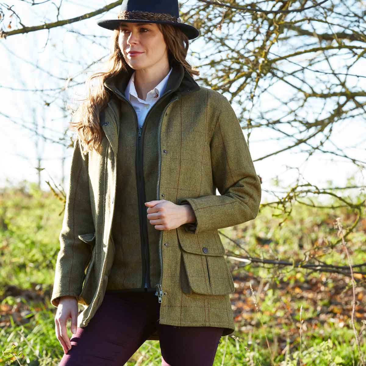 Alan-Paine-Ladies-Rutland-Coat-in-Cypress