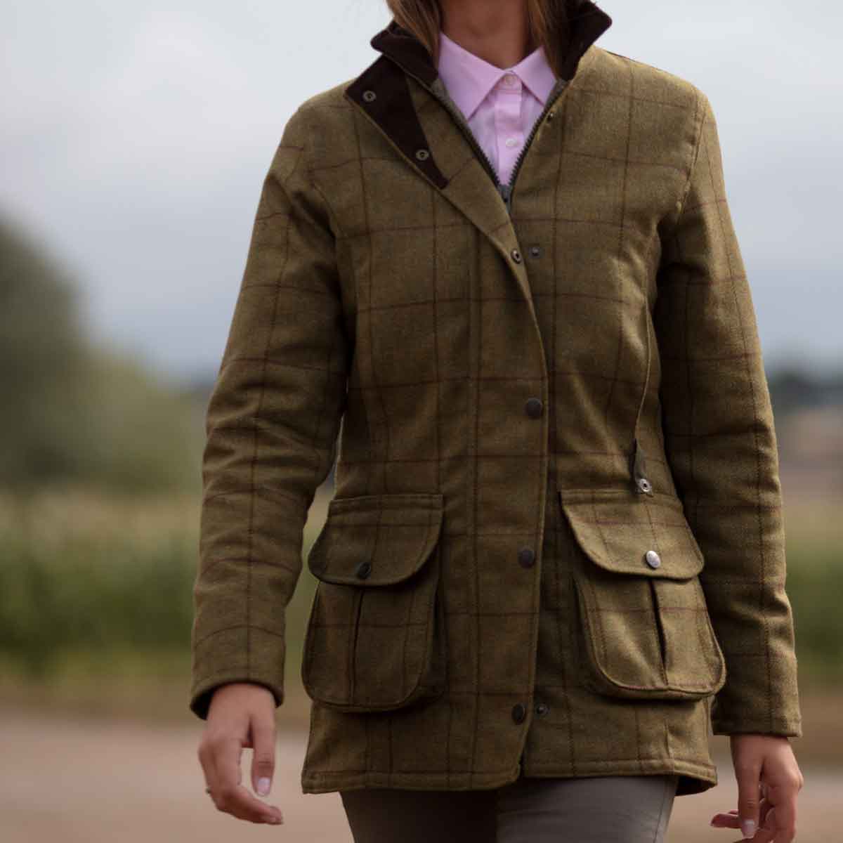 Alan-Paine-Ladies-Rutland-Coat-in-Lichen