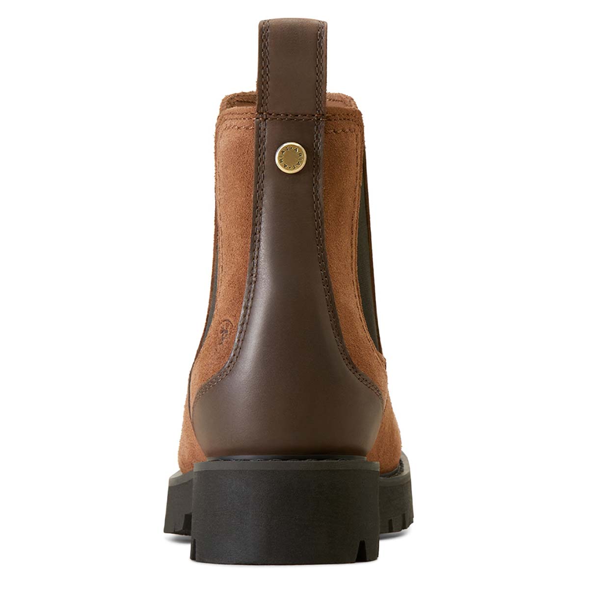 Ariat Women's Wexford Lug Waterproof Chelsea Boot - Dark Earth - Heel