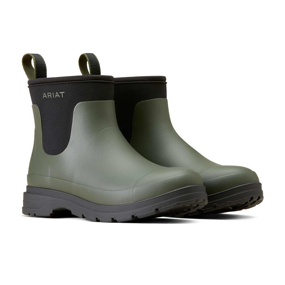 Ariat-Womens-Kelmarsh-Short Wellies Dark Olive Pair