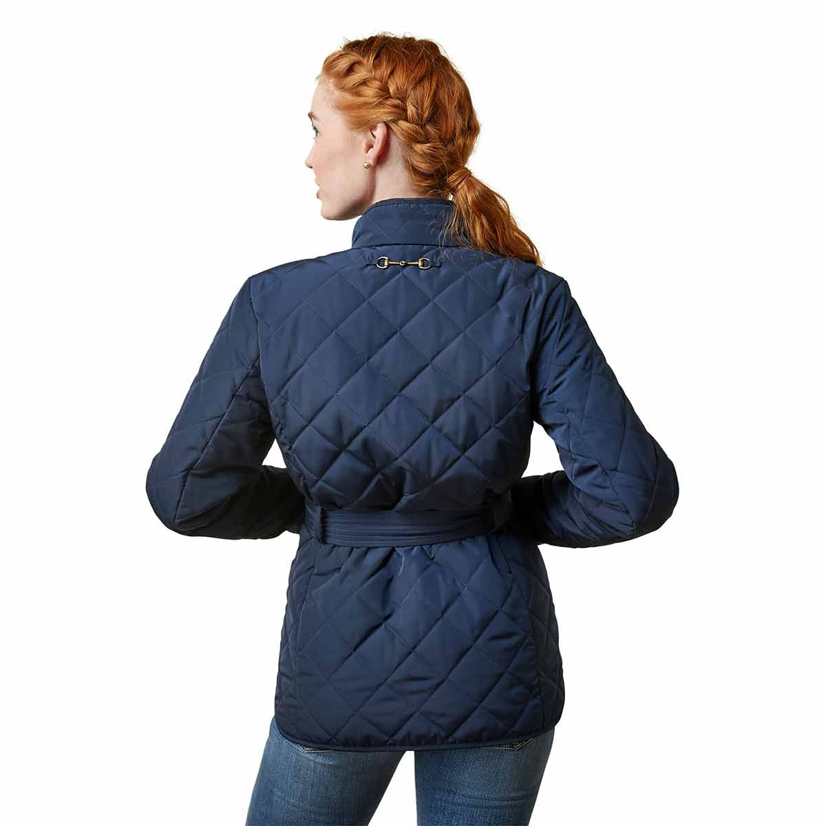 Ariat Women's Woodside Jacket Navy Rear