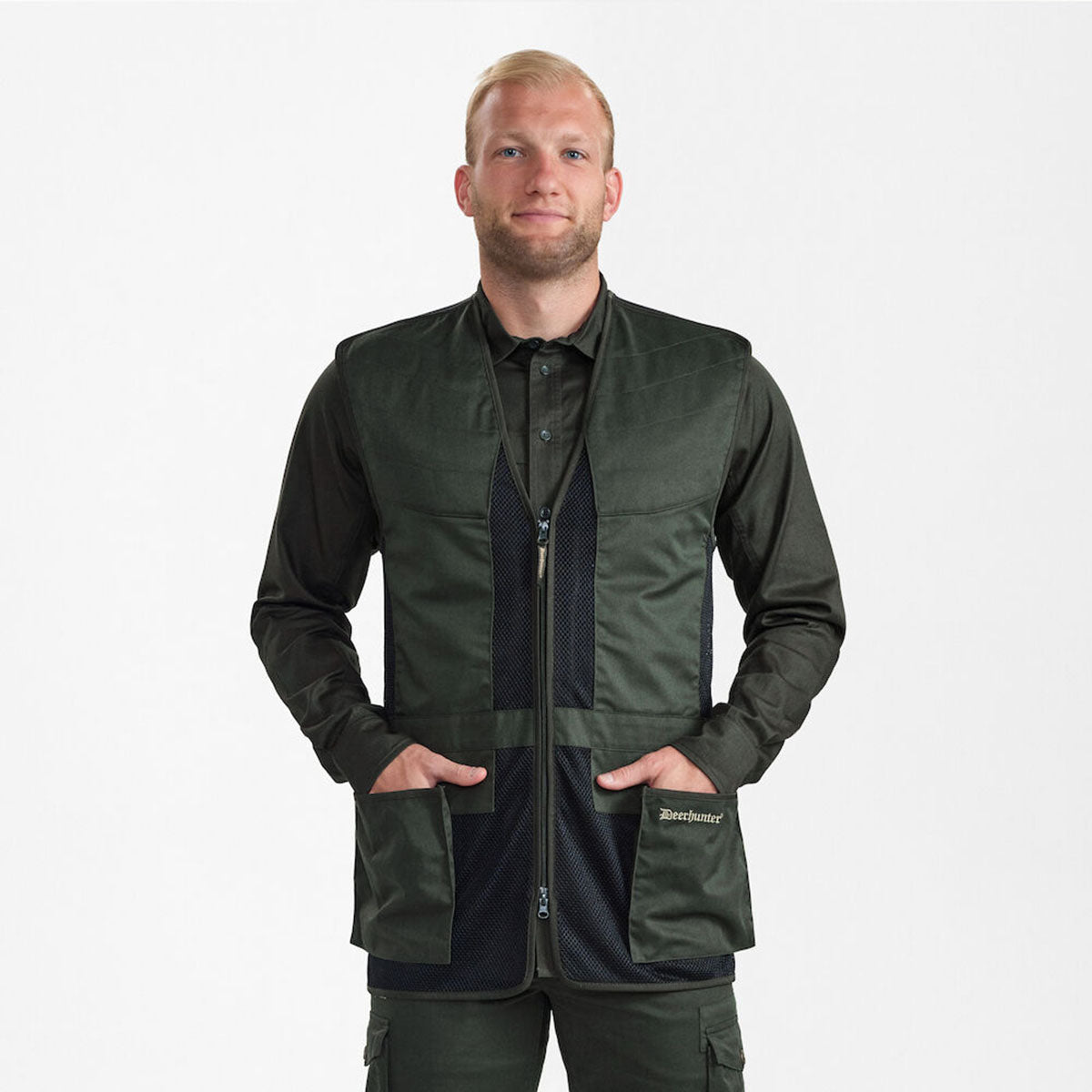 Deerhunter Atlas Mesh Shooting Waistcoat - On Model