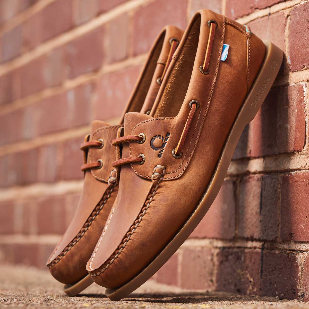 Chatham Deck II G2 Men's Deck Shoes - Walnut