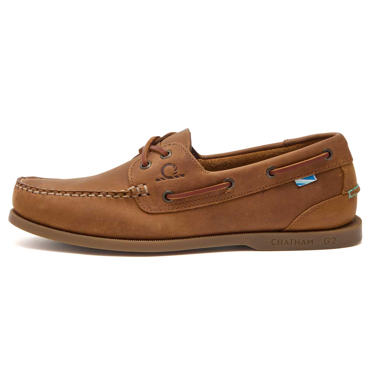 Chatham Deck Lady II G2 Women's Deck Shoes - Walnut - Left