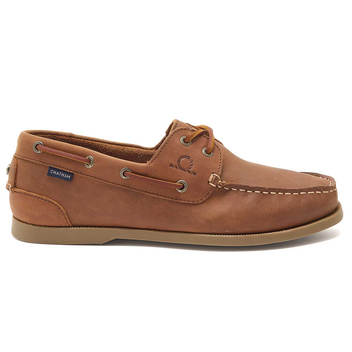 Chatham Galley II Men's Deck Shoes - Dark Tan - Right