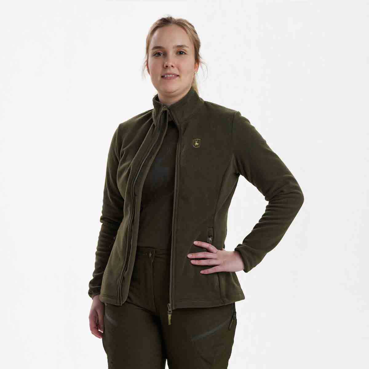 Deerhunter Lady Chasse Fleece Jacket - on model