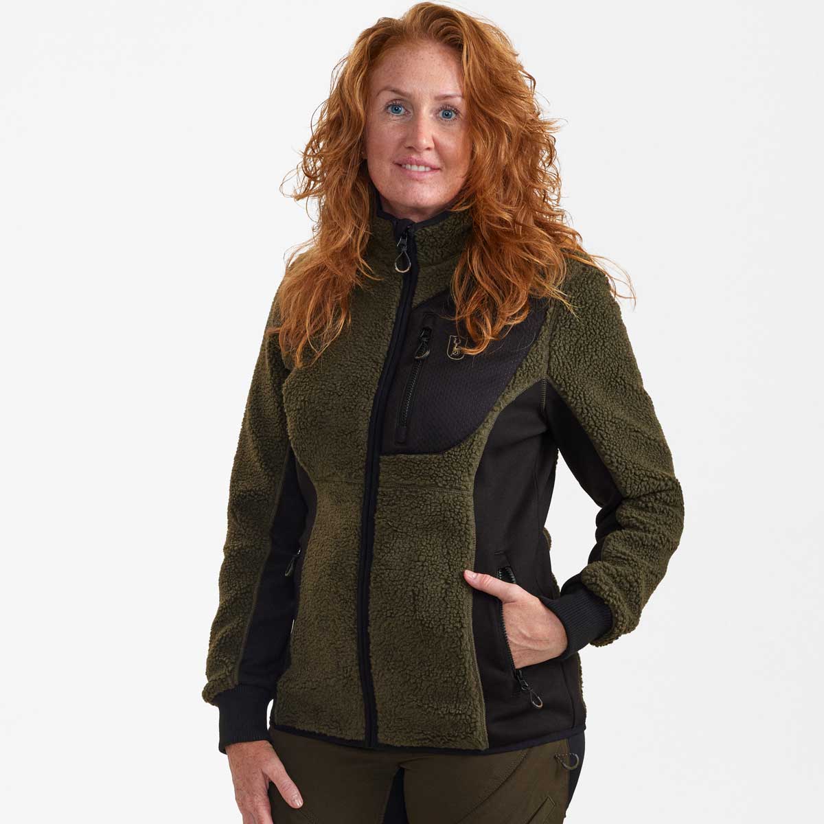 Deerhunter Lady Roja Fiber Pile Jacket- On Model