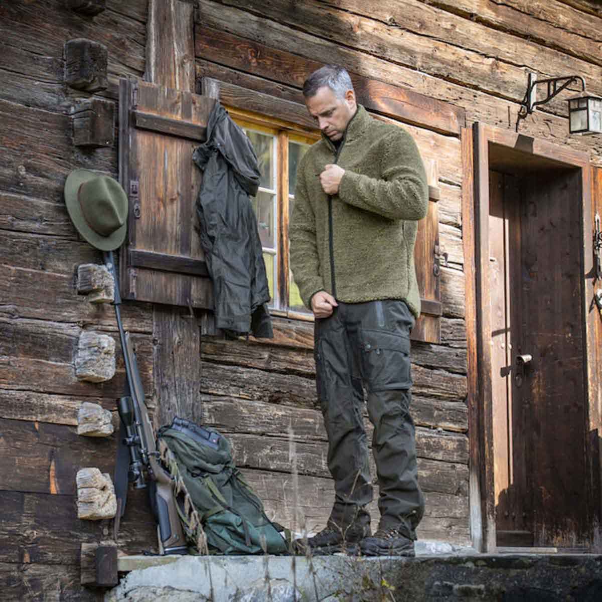 Deerhunter RAM Trousers with Reinforcement - on model