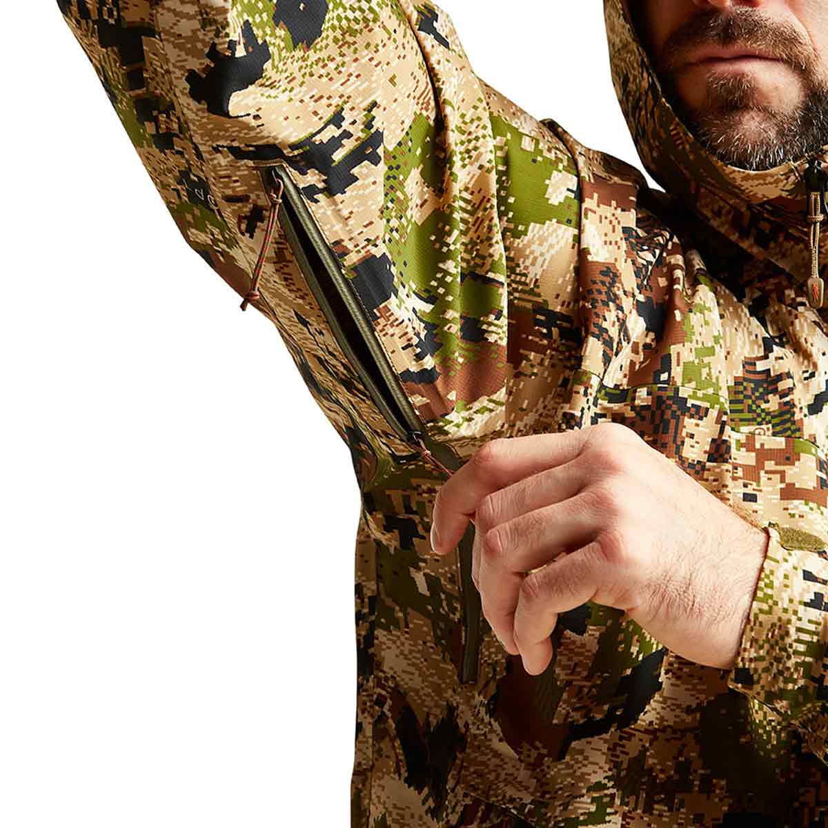 Sitka Dew Point Jacket - Optifade Subalpine Pit Zips for ventilation