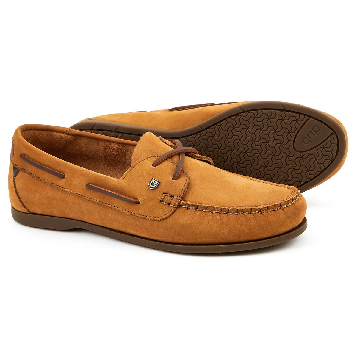 Dubarry Aruba Women's Deck Shoe - Cognac - Profile & Sole