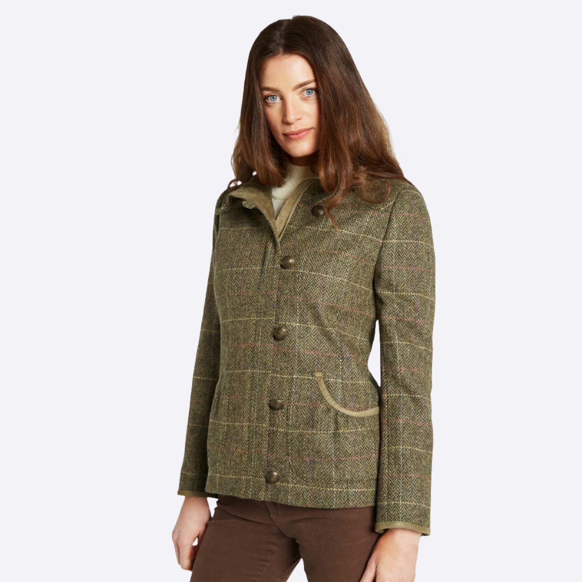 Dubarry Bracken Women's Tweed Jacket - Thistle