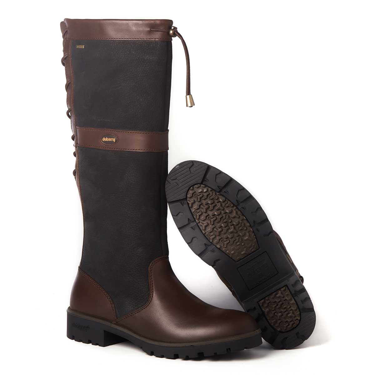 Dubarry Glanmire Boots - black/brown sole