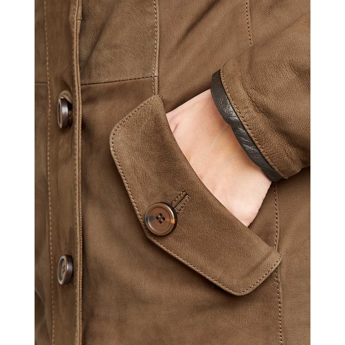 Dubarry Joyce Leather Jacket - pocket