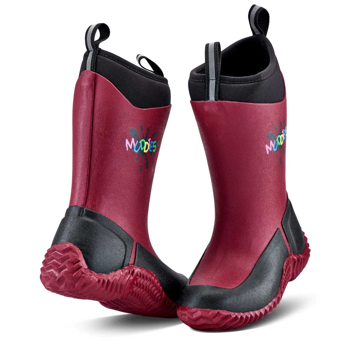 Grubs Muddies Icicle 5.0 Kids Wellington Boots - tawny red