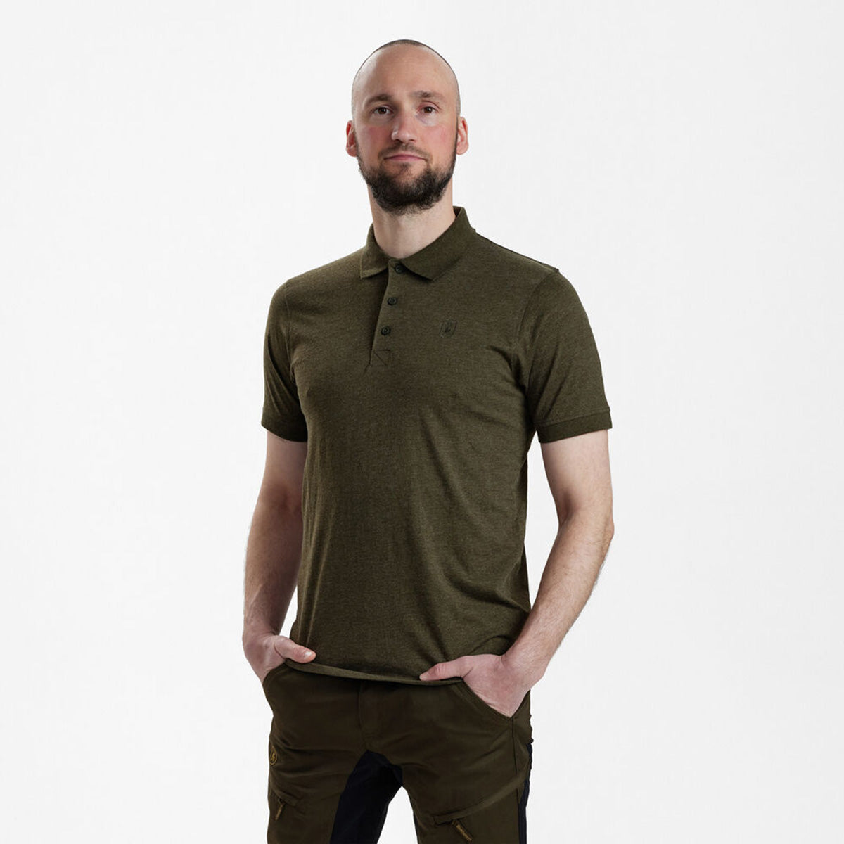 Deerhunter Gunnar Polo Shirt - On Model