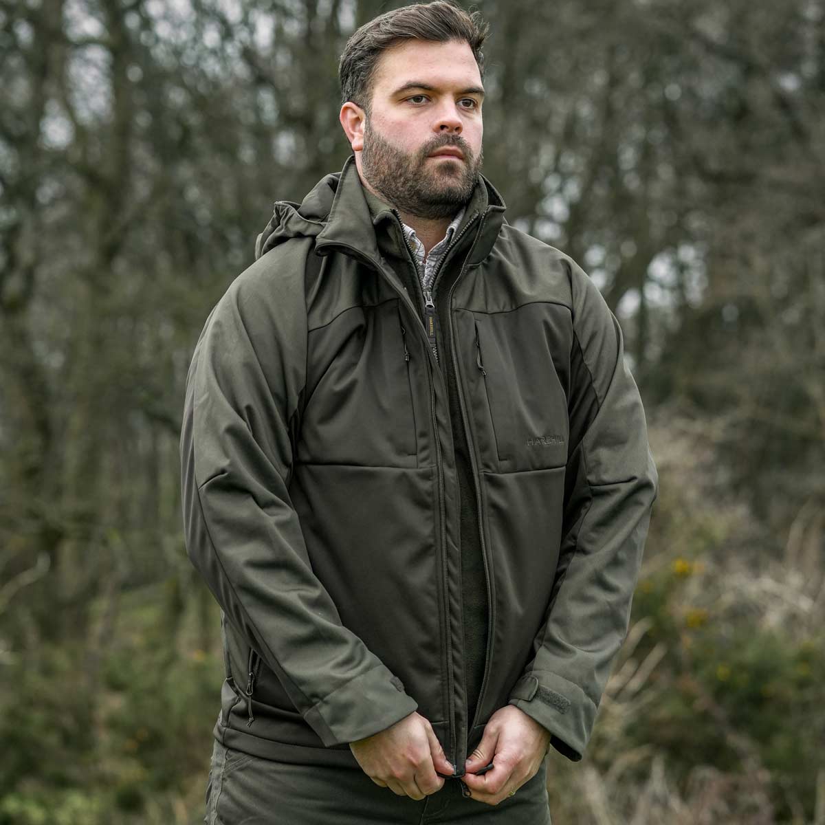 Harehill Ridgegate Active Hybrid Softshell Jacket - On Model