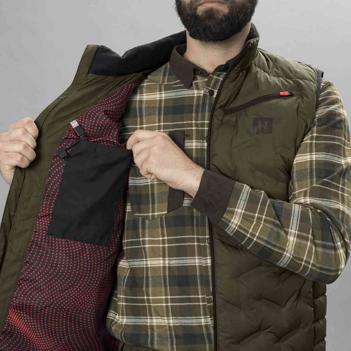 Harkila Clim8 Insulated Waistcoat - Power Bank Pocket