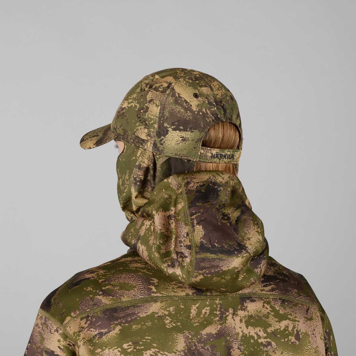 Harkila Deer Stalker Camo Cap with Mesh - on model rear