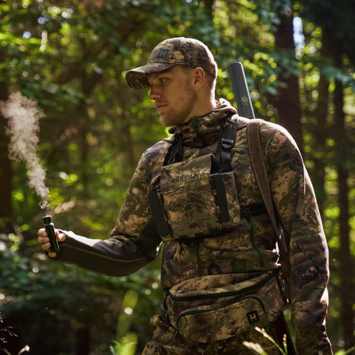 Harkila Deer Stalker Camo Fleece Hoodie - lifestyle