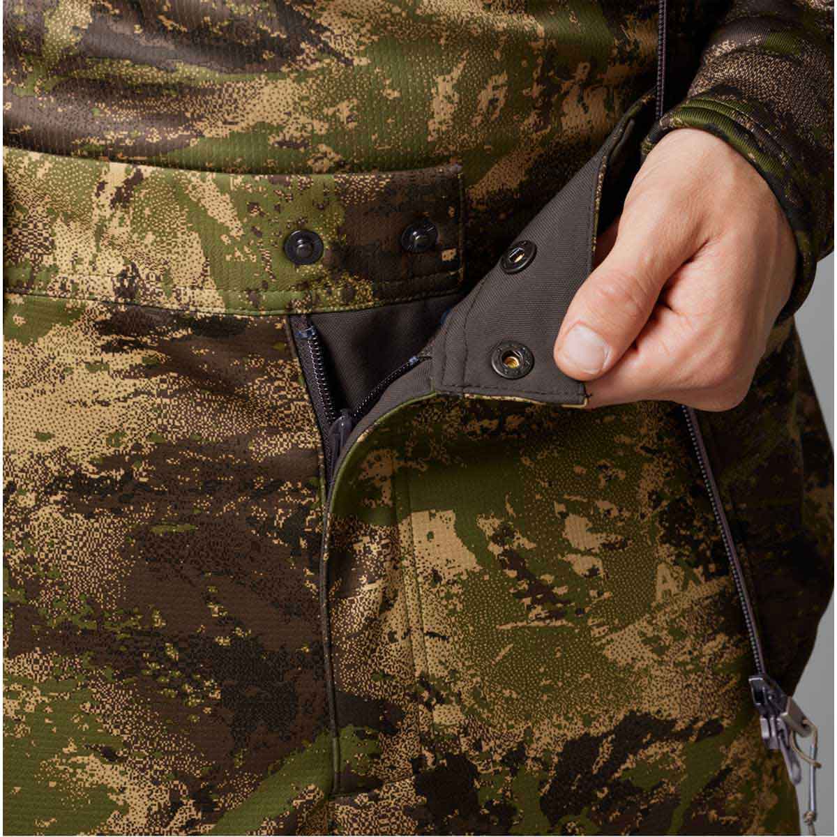 Harkila Deer Stalker Camo Light Trousers - fastening