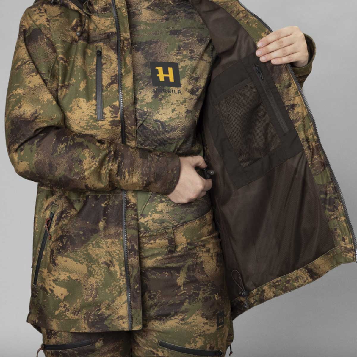 Harkila Deer Stalker Women's Camo HWS Jacket - Inside Detail