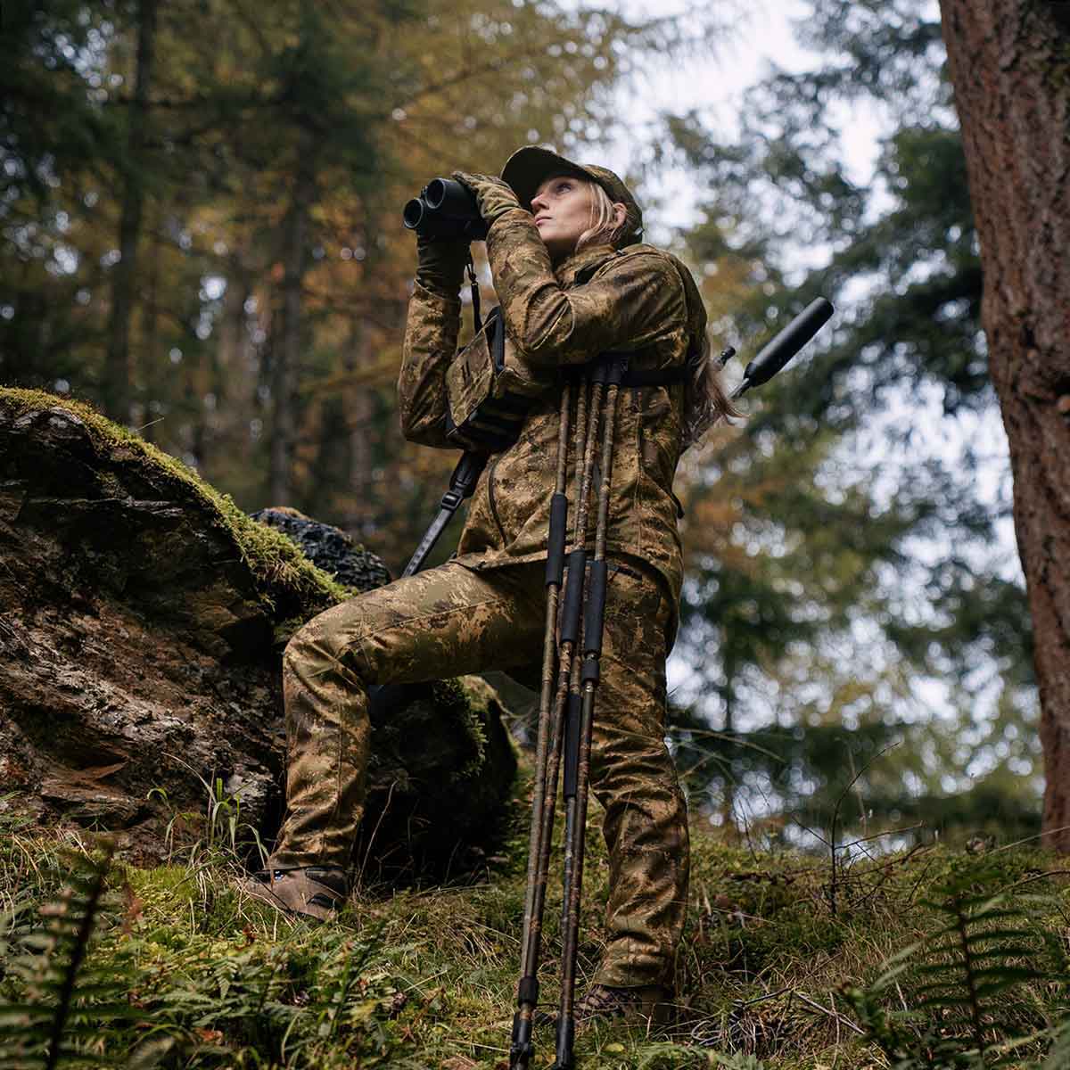 Harkila Deer Stalker Women's Camo HWS Jacket - lifestyle