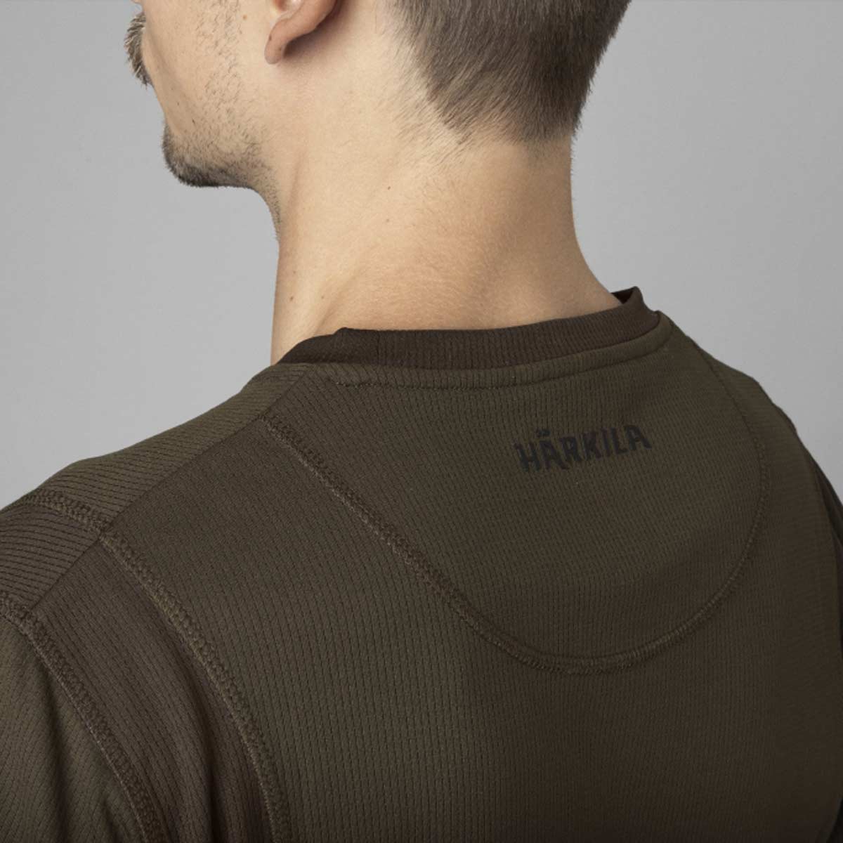 Harkila Forest Hunter L/S T-Shirt - Neck Detail