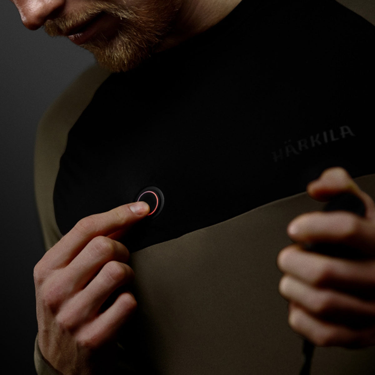 Harkila Heat Long Sleeve T-Shirt- Power Button