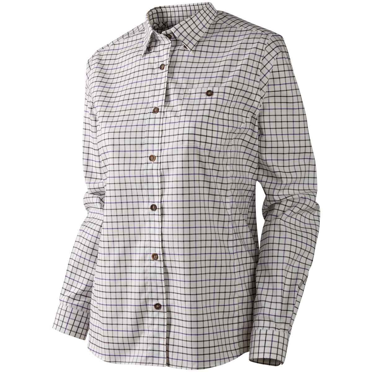 Harkila Lancaster Lady Shirt - blackberry check