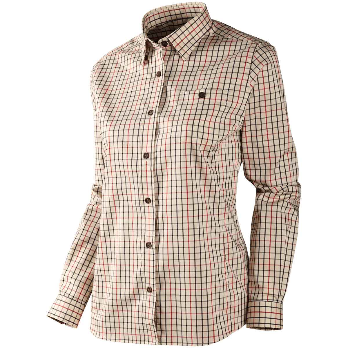 Harkila Lancaster Lady Shirt - red check 