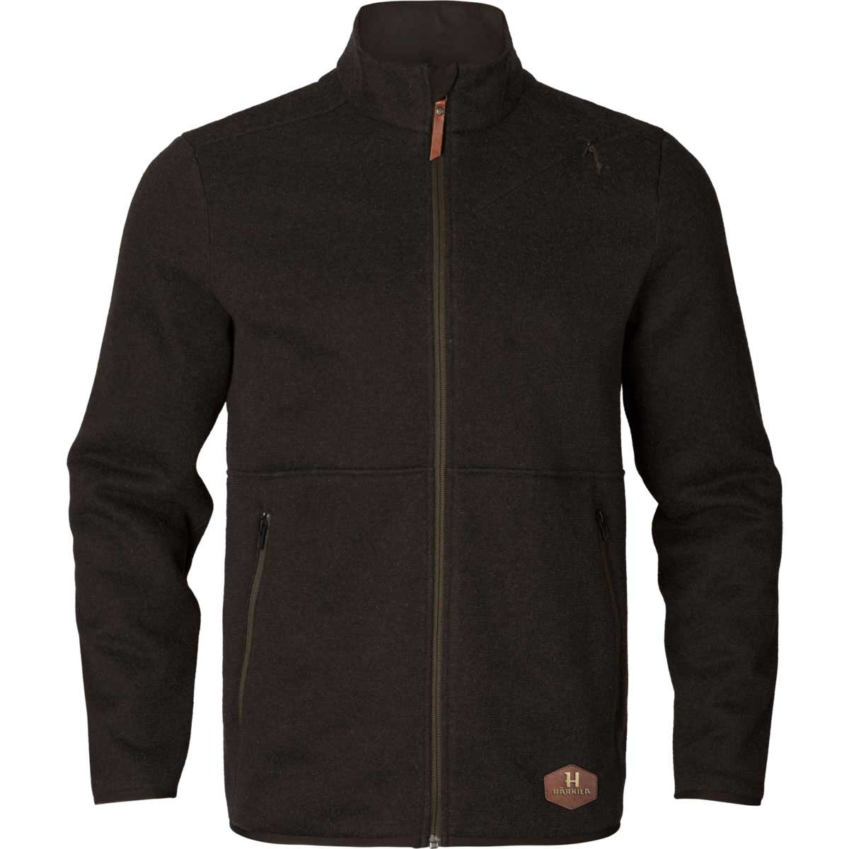 Harkila Metso Full Zip Pullover - brown