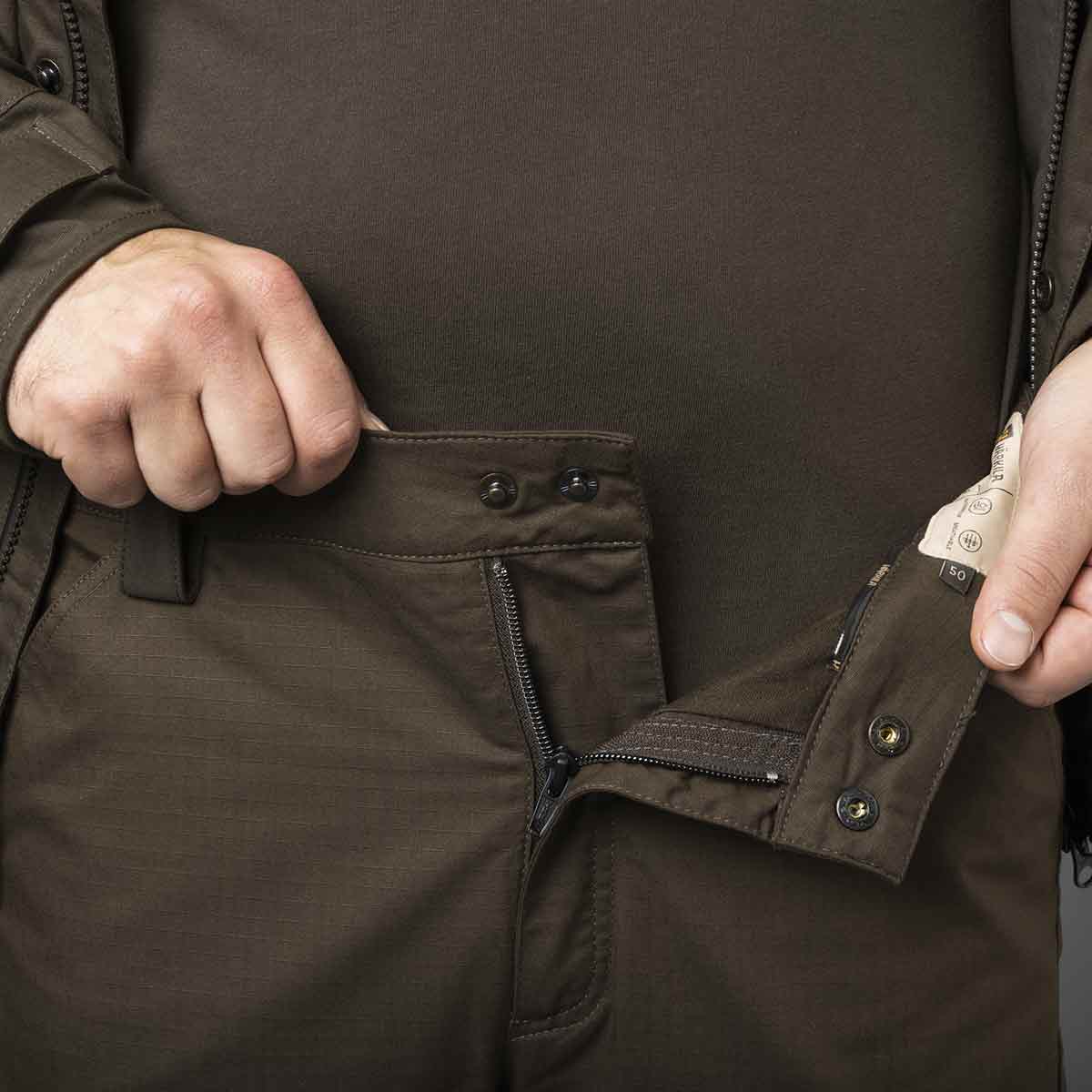 Harkila Nordic Hunter HWS Trousers - Zip Detail