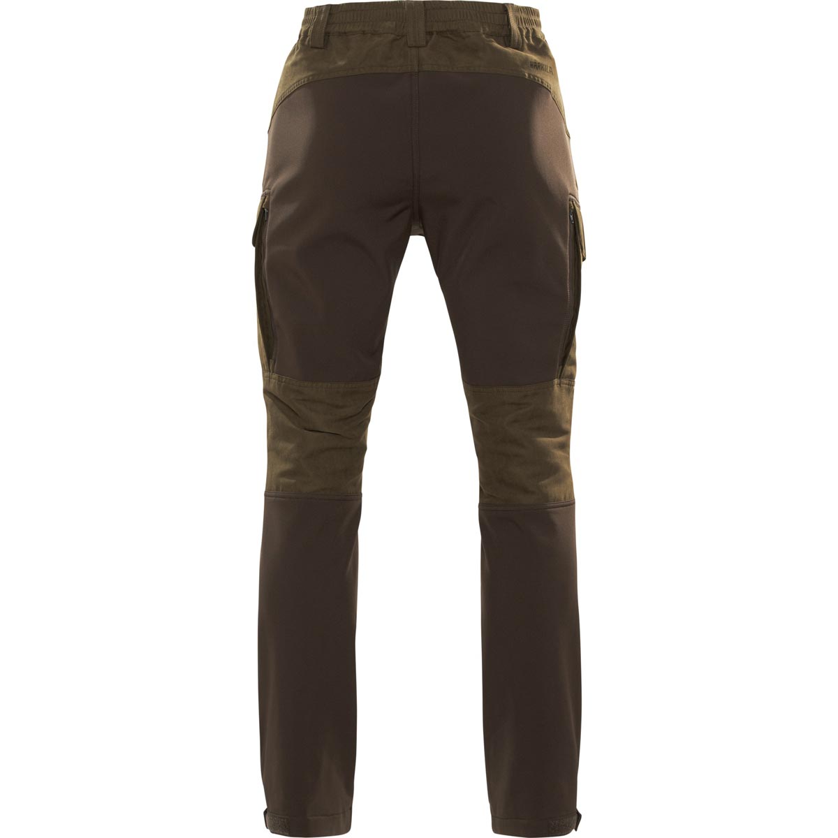 Harkila Scandinavian Trousers - Willow Green/Deep Brown - Rear