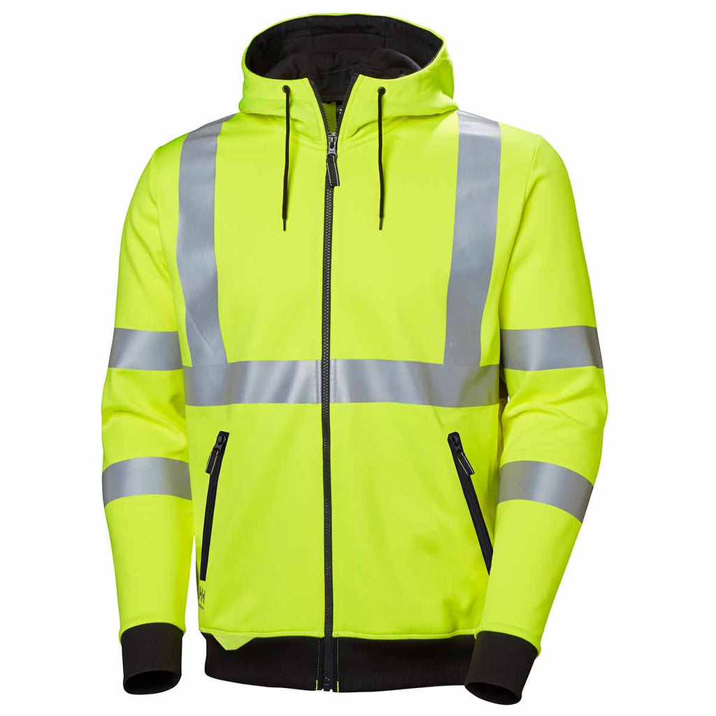 Helly Hansen ADDVIS Hi Vis Zip Hoodie | ArdMoor