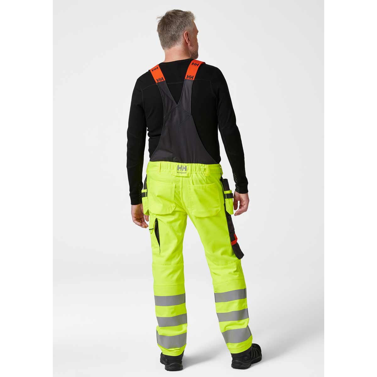     Helly-Hansen-Alna-2.0-Hi-Vis-Construction-Bib-Yellow-Onbody-Rear