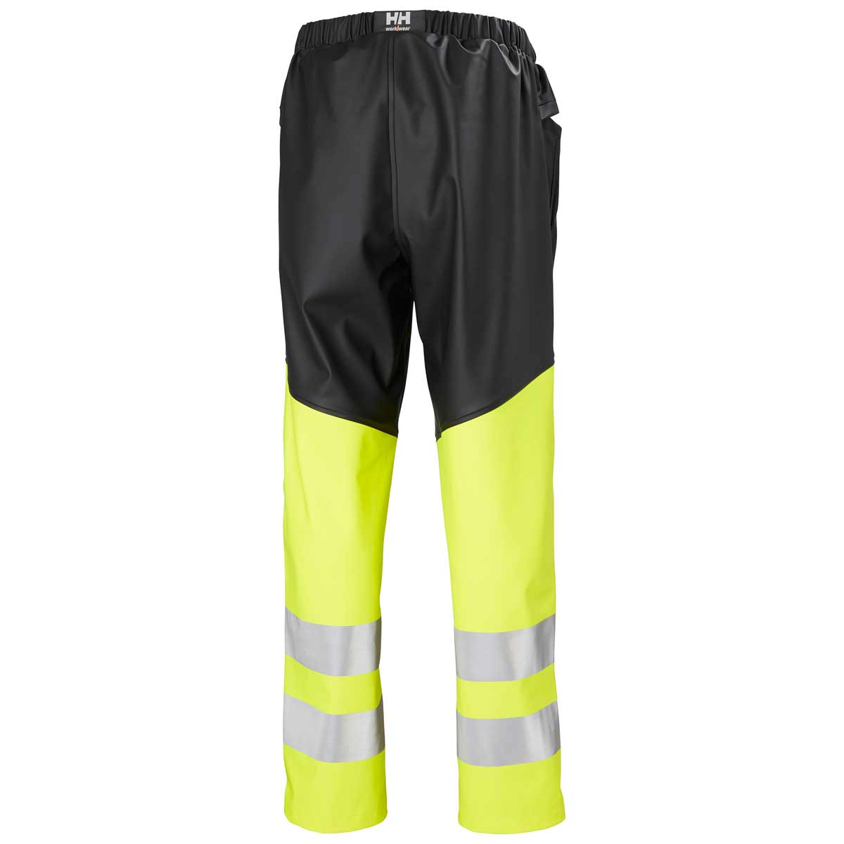     Helly-Hansen-Alna-2.0-Hi-Vis-Rain-Pant-Yellow-Ebony Rear