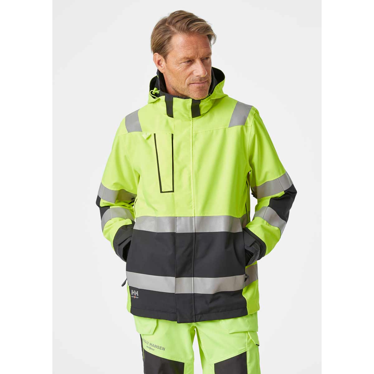     Helly-Hansen-Alna-2.0-Hi-Vis-Shell-Jacket-Yellow-onbody