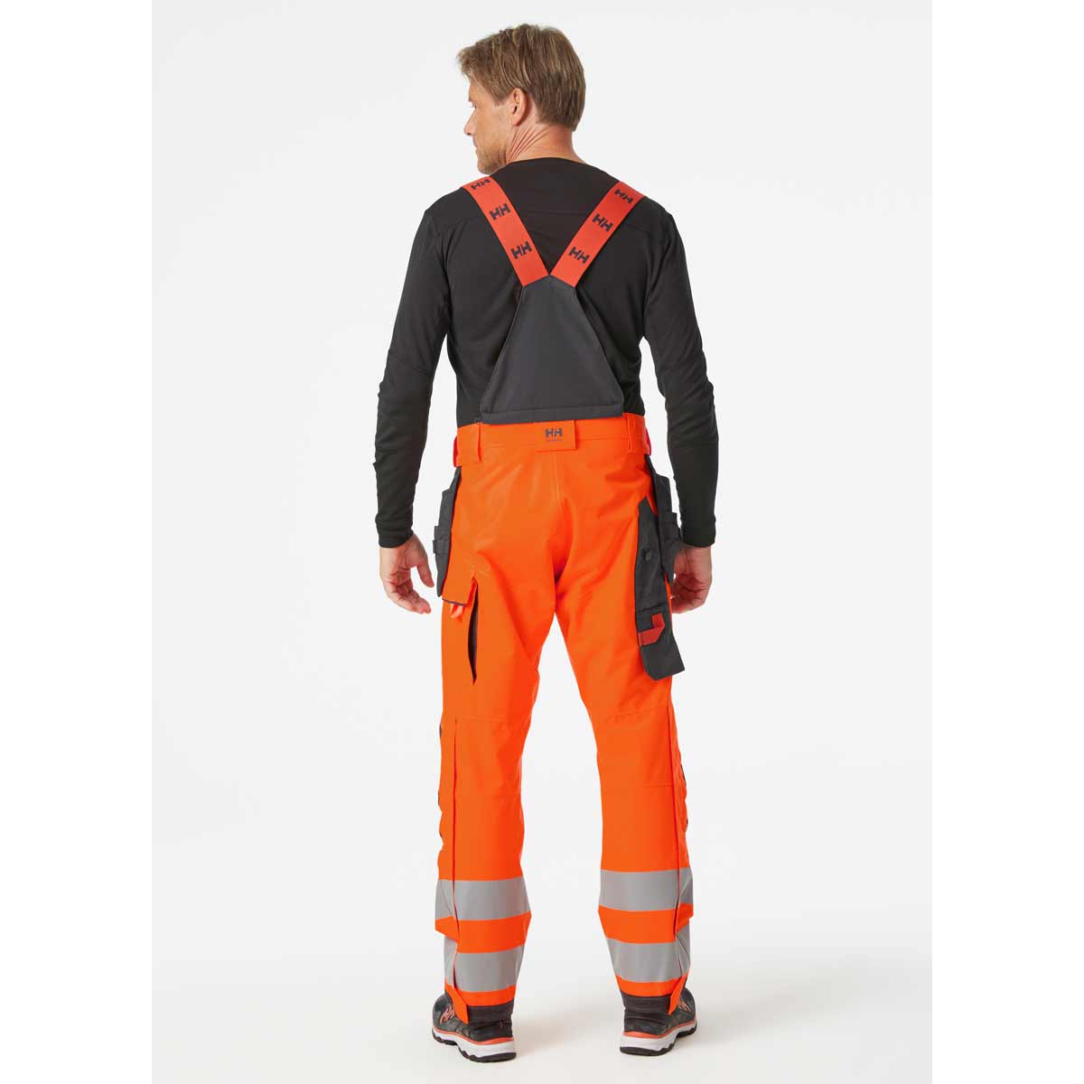       Helly-Hansen-Alna-2.0-Hi-Vis-Waterproof-Shell-Construction-Bib-Pant-Class-2-Onbody-rear-orange