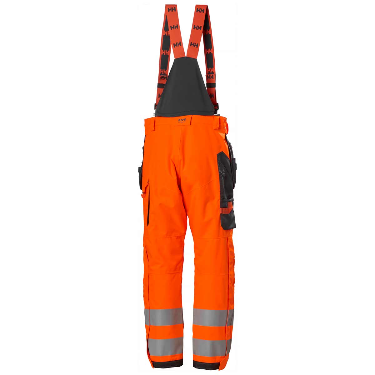     Helly-Hansen-Alna-2.0-Hi-Vis-Waterproof-Shell-Construction-Bib-Pant-Class-2-Rear