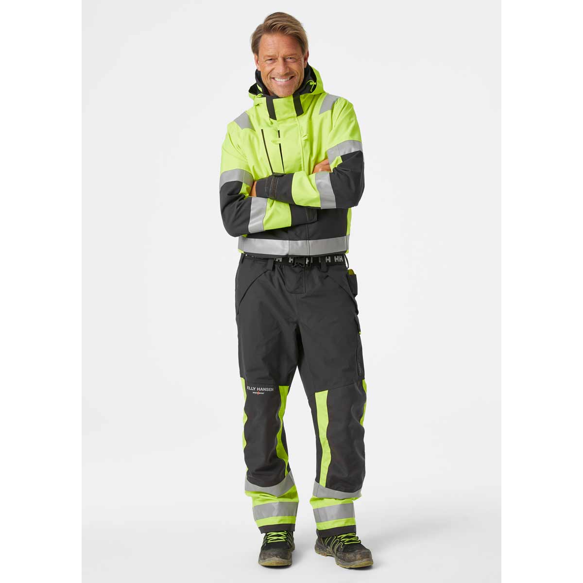 Helly Hansen Alna 2.0 Hi Vis Waterproof Shell Suit | ArdMoor