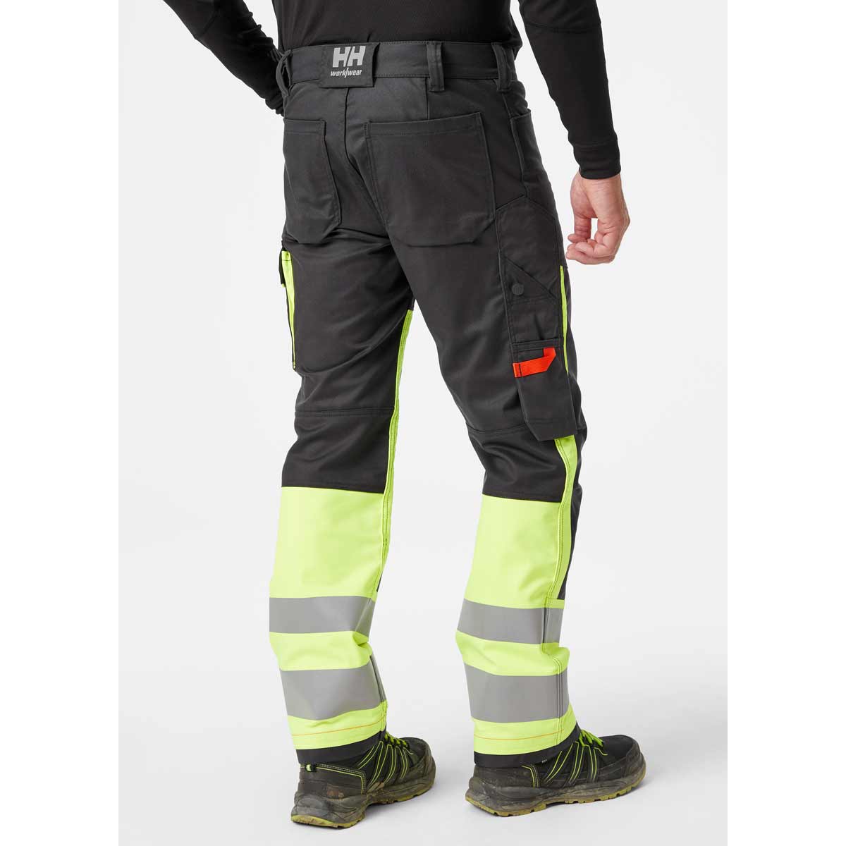       Helly-Hansen-Alna-2.0-Hi-Vis-Work-Pant-Class-1-Rear-onbody Yellow