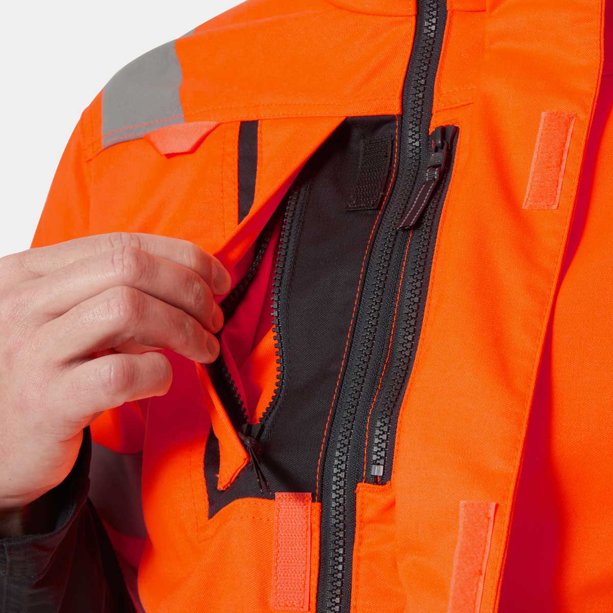 Helly Hansen Alna 2 Work Suit - Chest pocket detail