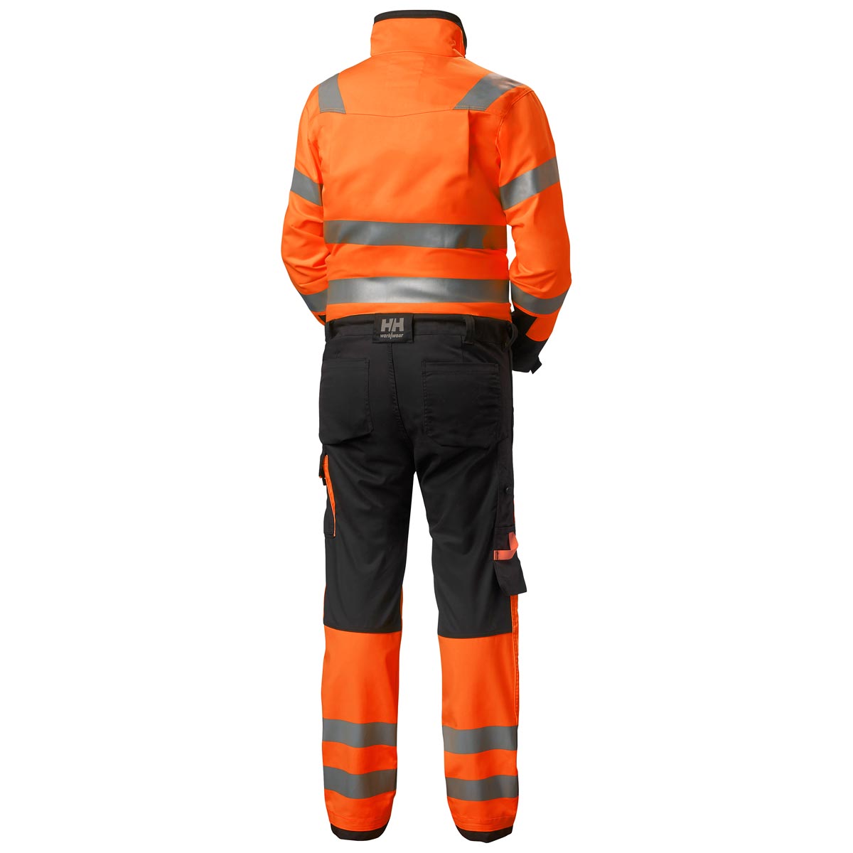 Helly Hansen Alna 2 Work Suit - Orange - Rear