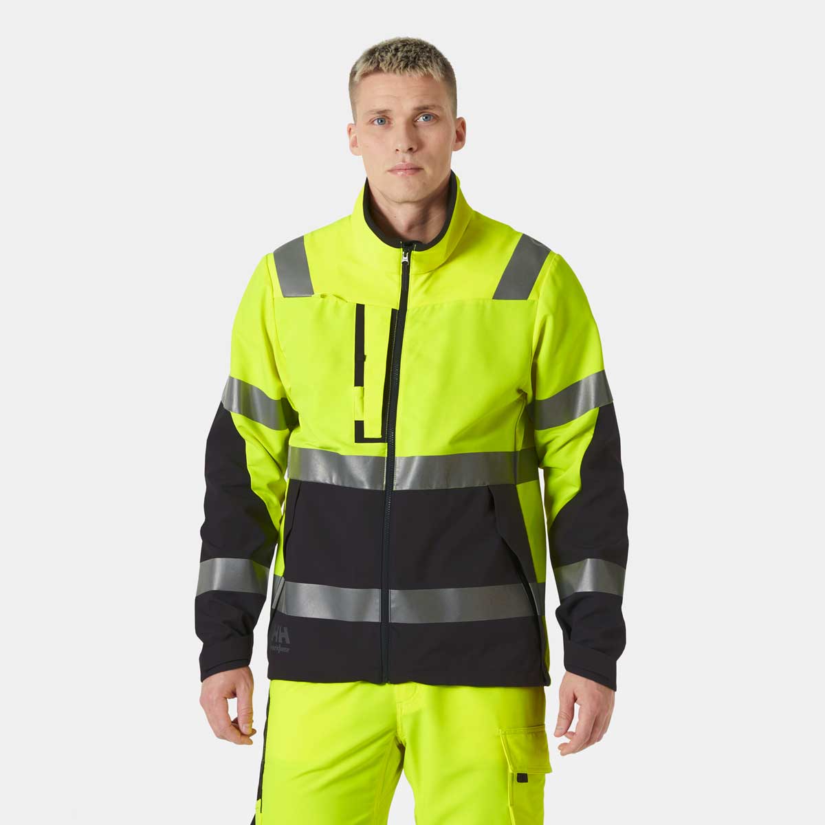 Helly Hansen Alna 4X Tech Jacket - yellow on model