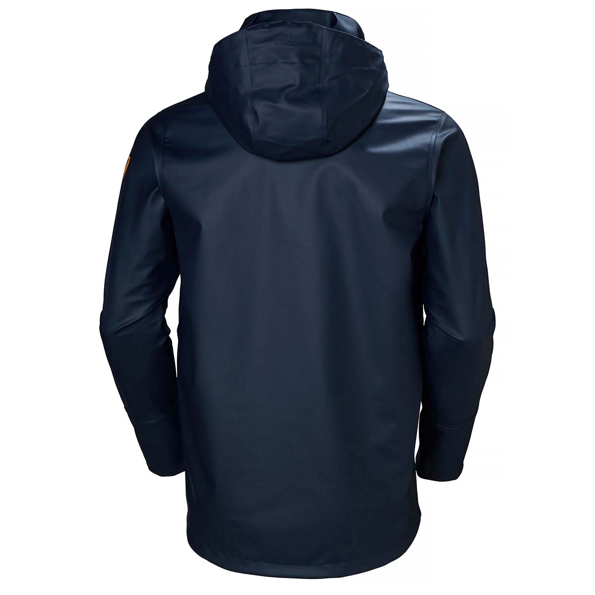 Helly Hansen Gale Waterproof Rain Jacket Navy Rear