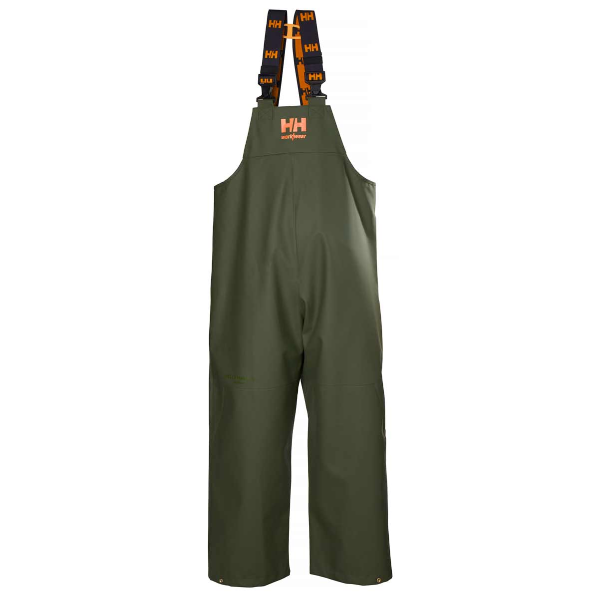     Helly-Hansen-Storm-Waterproof-Rain-Bib-Green-Rear