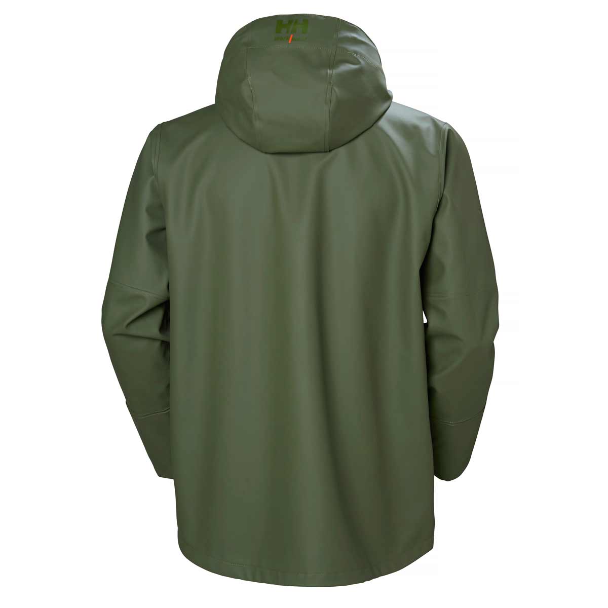 Helly Hansen Storm Waterproof Rain Jacket Green Rear